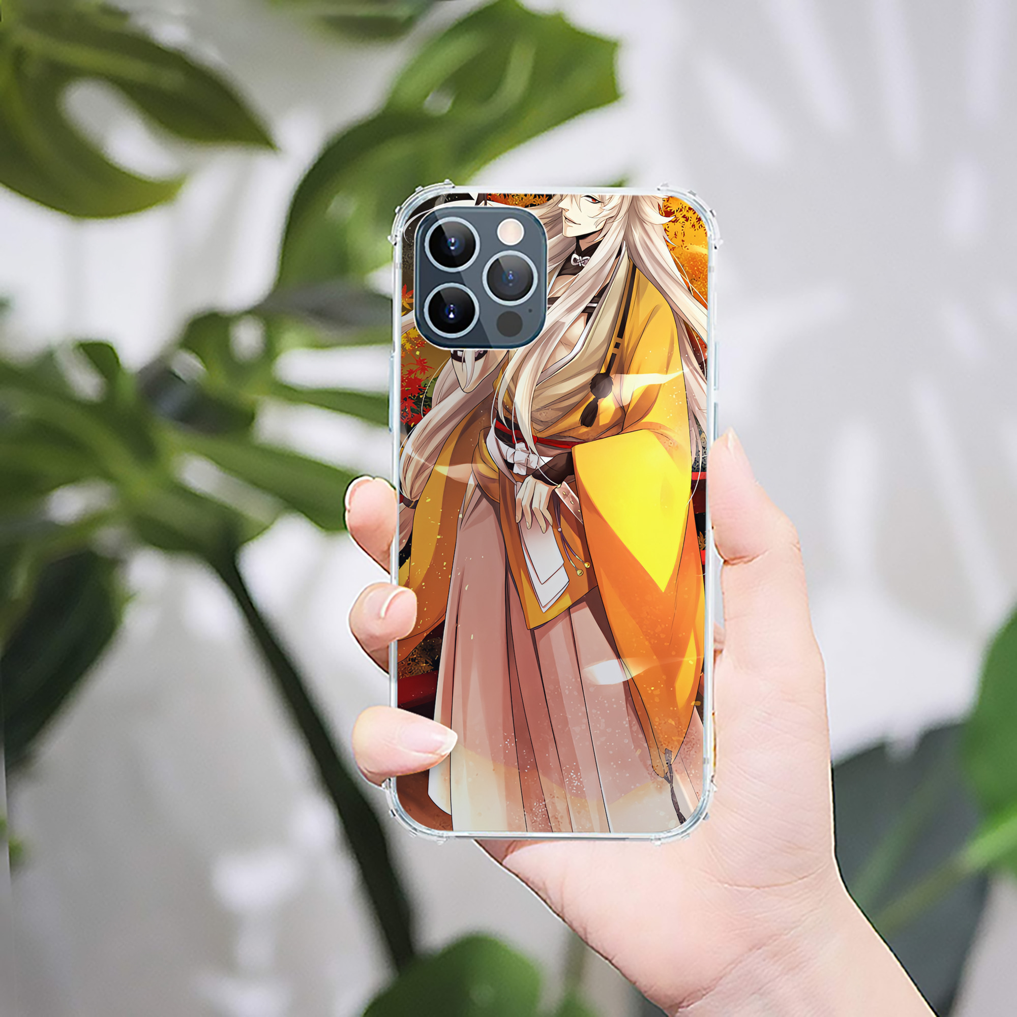 （画像用） 刀剣乱舞 Touken Ranbu 【iPhone 12シリーズ対応】透明スマホケース（クリアソフトケース）